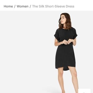 Everlane Silk short sleeve dress - discontinued